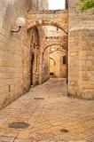 Old street in Jerusalem, Israel.