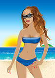 Blue Beach Girl