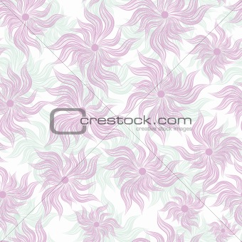Art flower seamless background