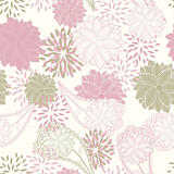 vector seamless floral vintage background