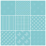 Seamless tiling turquoise texture collection