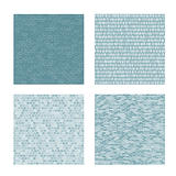Seamless tiling blue texture collection