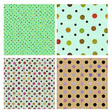 Colorful dot textures - seamless tiling