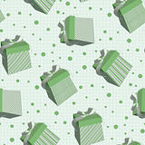 Tiling texture with green boxes