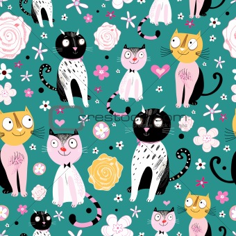 patterns of funny cats