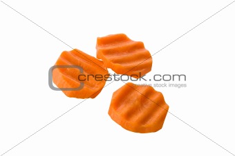 Fresh cut carrot