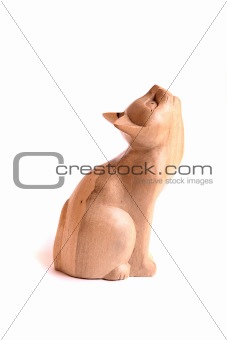 Wooden cat