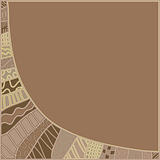 Beautiful brown background with pattern
