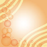 orange and yellow background with bubbles