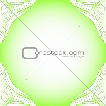 Beautiful green and white background