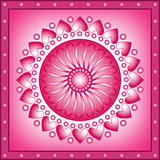 Pink  romantic heart background
