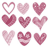 Whimsical pink heart collection