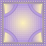 Lilac and yellow background with dots
