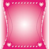 Pink  romantic heart background