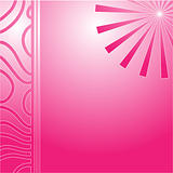 Pink and white background