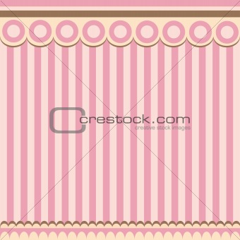 Striped pink and brown background