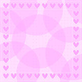 Pink romantic heart background