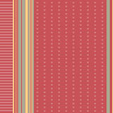 Beautiful red background with stripes and hearts