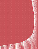 Red background with stars and dots