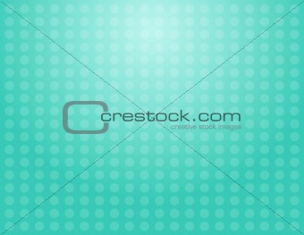 Turquoise background with dot pattern