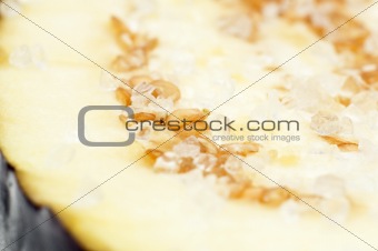 Close Up Salted Eggplant Background