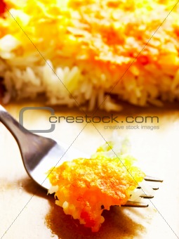 cheese baked rice