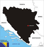 Bosnia and Herzegovina map