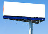 Blank big billboard