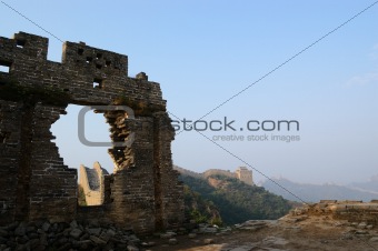 Dilapidated China Great Wall