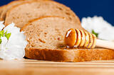 honey on bread