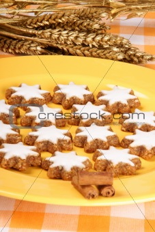 Cinnamon star cookies, Zimtsterne