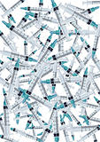 Background of medical syringes