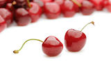 fresh sweet cherries 