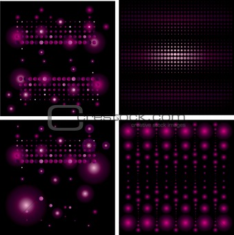 Set of Disco-ball patterns