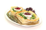 Goat cheese tartlets