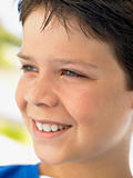 Portrait Of Boy Smiling