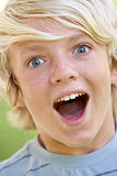 Portrait Of Teenage Boy Looking Excited