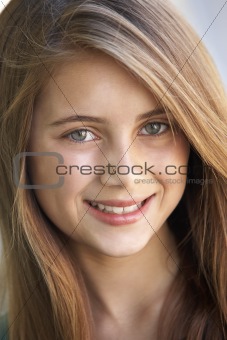 Portrait Of Girl Smiling