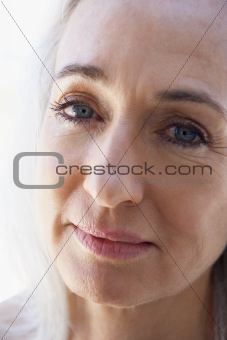 Portrait Of Senior Woman Looking At The Camera