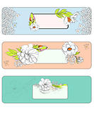 Decorative template for banners design
