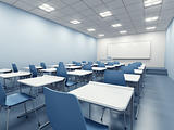 modern classroom interior