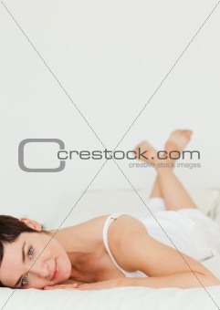 Portrait of a calm woman posing