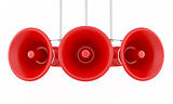 red megaphone