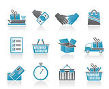 Shipping and logistic icons