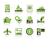 Travel, vacation and holidays icon
