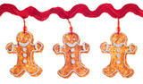 Gingerbread Man Holiday Background