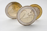 Three Euro Coins