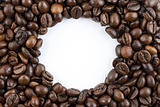 coffee beans cirlce