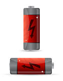 battery icon illustration design over a white background