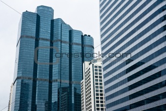 Highrise modern building in Bangkok, Thailand. 
